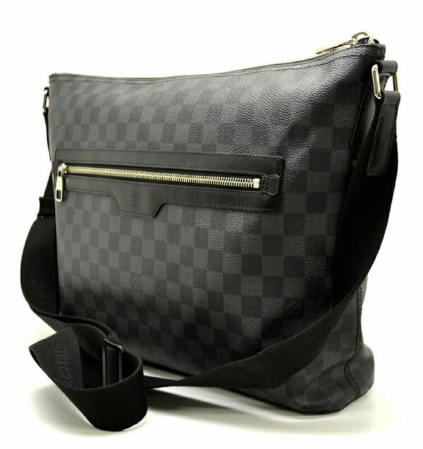 11500739 1 Louis Vuitton Mick MM Shoulder Bag Damier Graphite Black