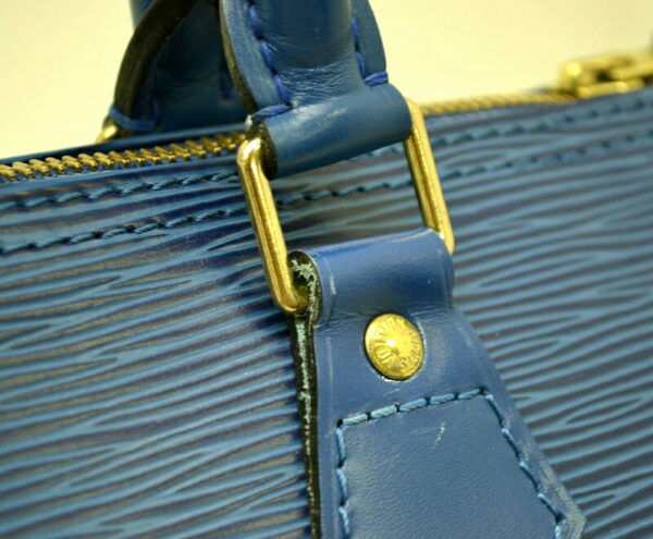 11500759 6 Louis Vuitton Speedy 30 Bag Epi Blue