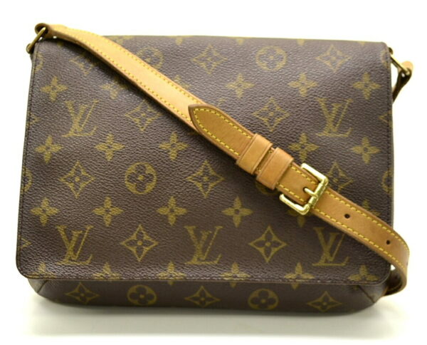 11500804 Louis Vuitton Musette Tango Shoulder Bag Monogram Brown