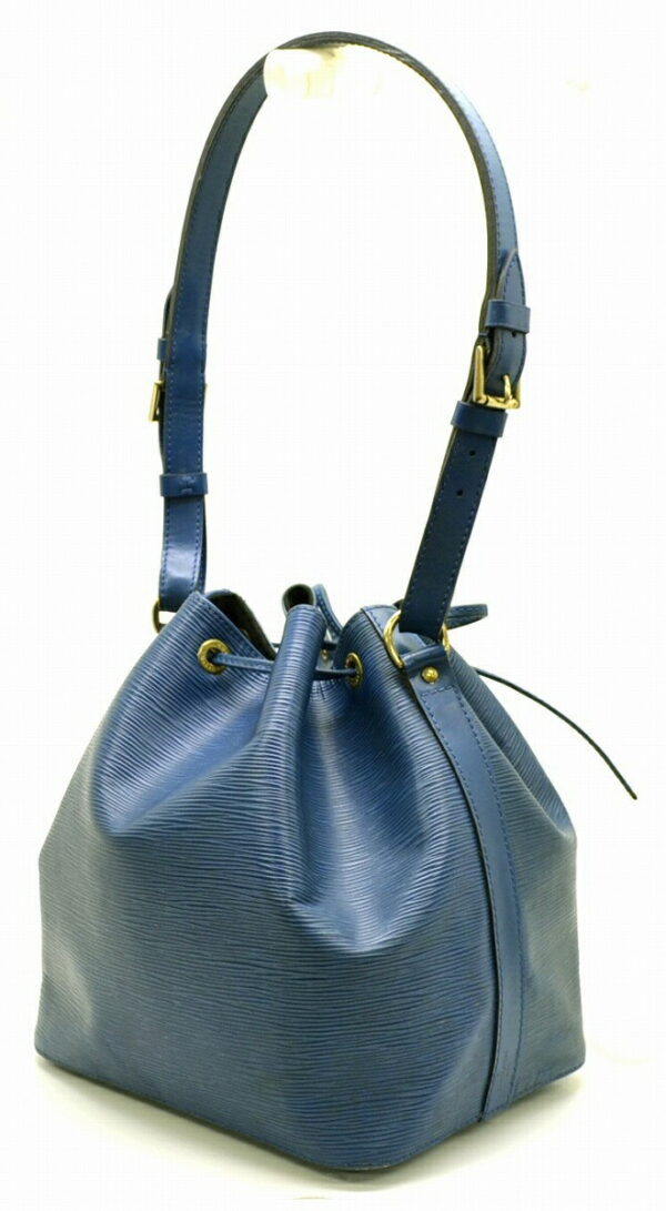 11500883 1 Louis Vuitton Petit Noe Shoulder Bag Epi Blue