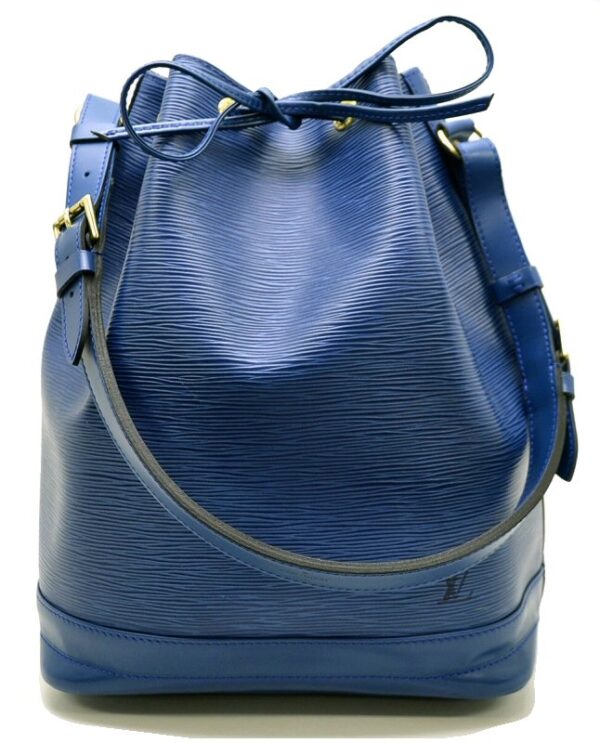 11501050 Louis Vuitton Noe Drawstring Shoulder Bag Epi Blue