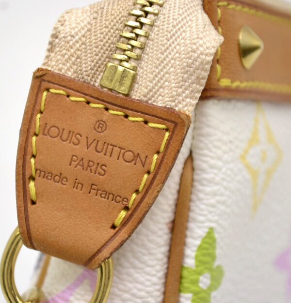 11501137 6 Louis Vuitton Pochette Accessory Pouch Multicolor White