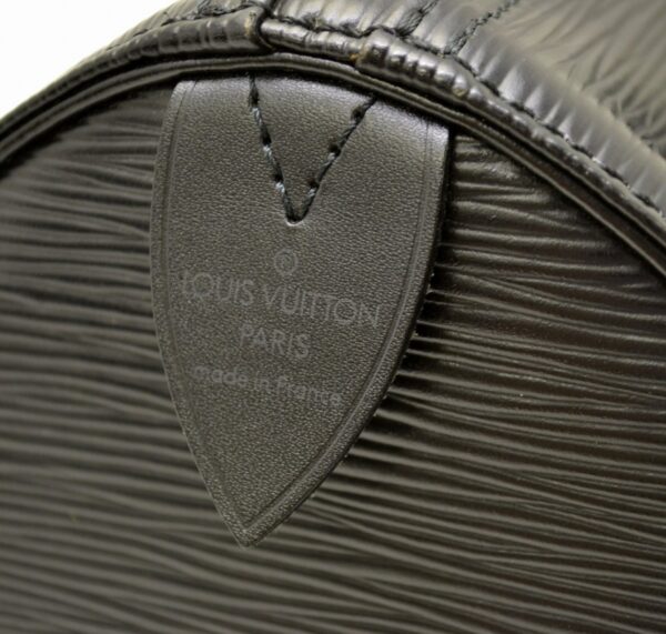 11501171 7 Louis Vuitton Speedy 30 Bag Epi Black