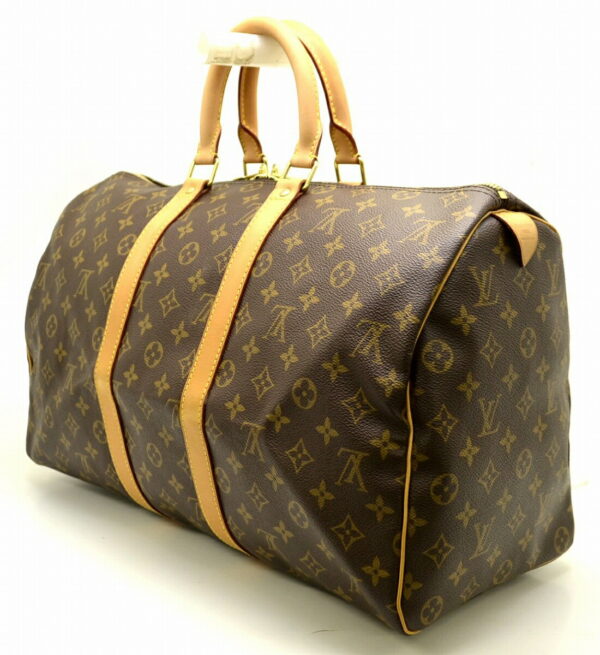 11510146 1 Louis Vuitton Keepall 45 Bag Monogram Brown