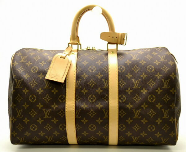 11510154 Louis Vuitton Keepall 45 Bag Monogram Brown