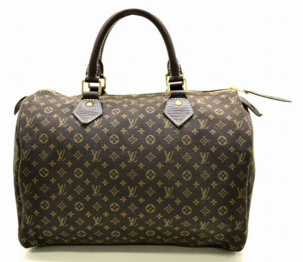 11510297 Louis Vuitton Mini Run Speedy 30 Bag Monogram Brown