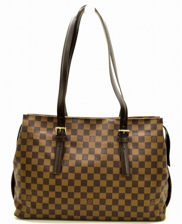 11510733 Louis Vuitton Chelsea Tote Bag Damier Brown