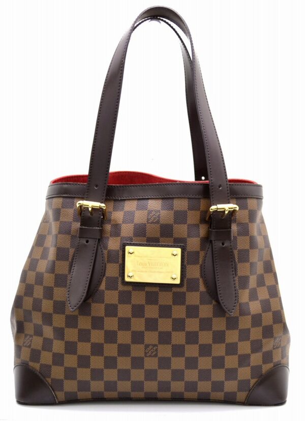 11510880 Louis Vuitton Hampstead MM Tote Bag Damier Brown