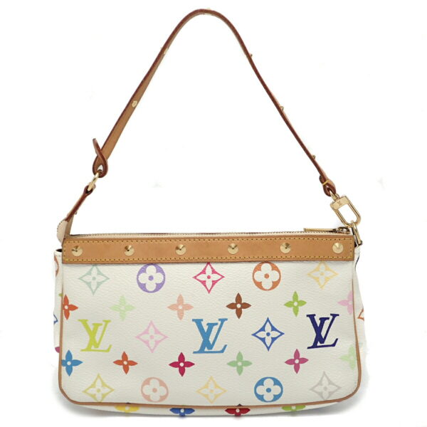 11510948 Louis Vuitton Pochette Accessory Pouch Multicolor White