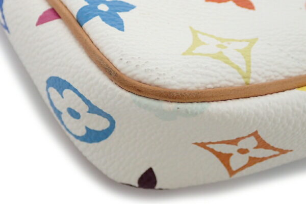 11510948 5 Louis Vuitton Pochette Accessory Pouch Multicolor White