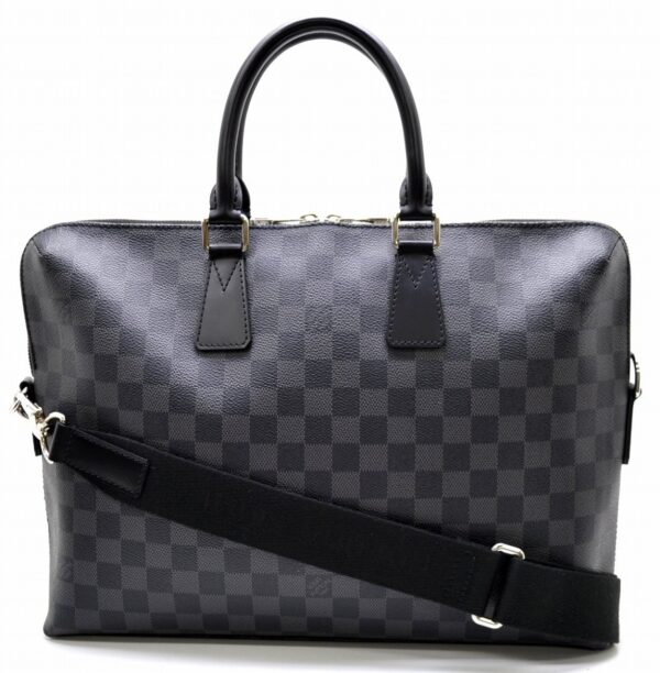 11520183 Louis Vuitton PDJ Briefcase Damier Graphite Black