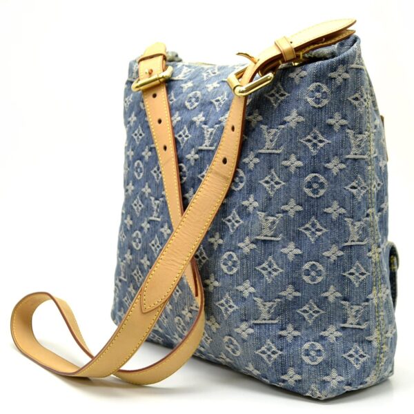 11520611 1 Louis Vuitton Baggy GM Shoulder Bag Monogram Denim Blue