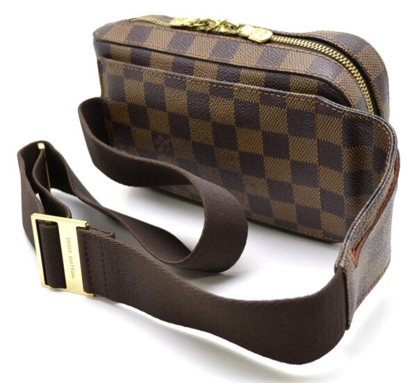 11520696 1 Louis Vuitton Jeronimos Waist Bag Damier Brown