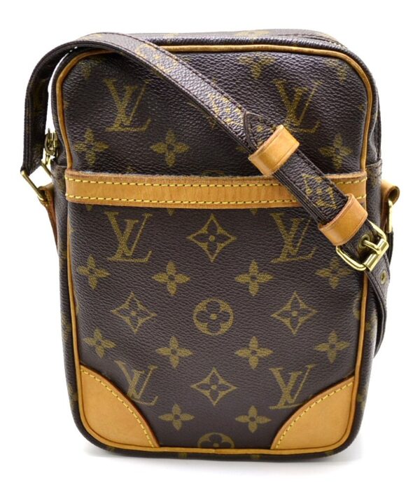 11520712 Louis Vuitton Danube Shoulder Bag Monogram Brown