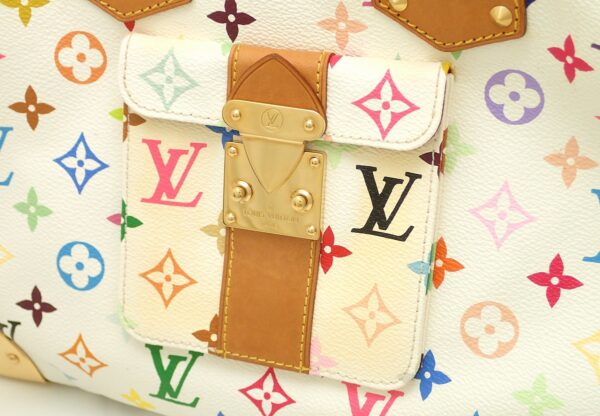 11520728 7 Louis Vuitton Speedy 30 Bag Multicolor White