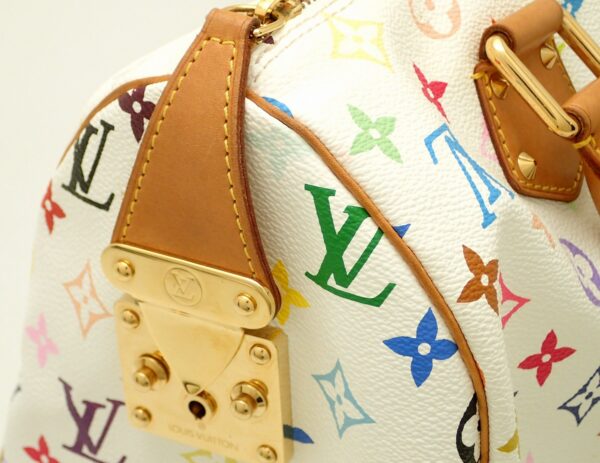 11520728 8 Louis Vuitton Speedy 30 Bag Multicolor White