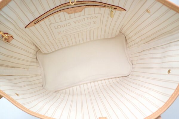 11520849 4 Louis Vuitton Neverfull MM Tote Bag Damier Azur White