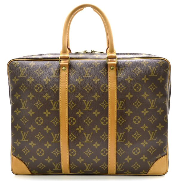 11521005 Louis Vuitton Porte de Cumin Voyage Briefcase Monogram Brown