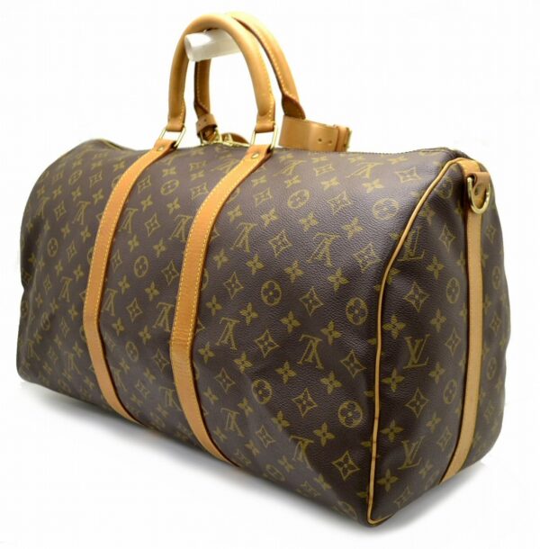 11521152 1 Louis Vuitton Keepall Bandouliere 50 Bag Monogram Brown