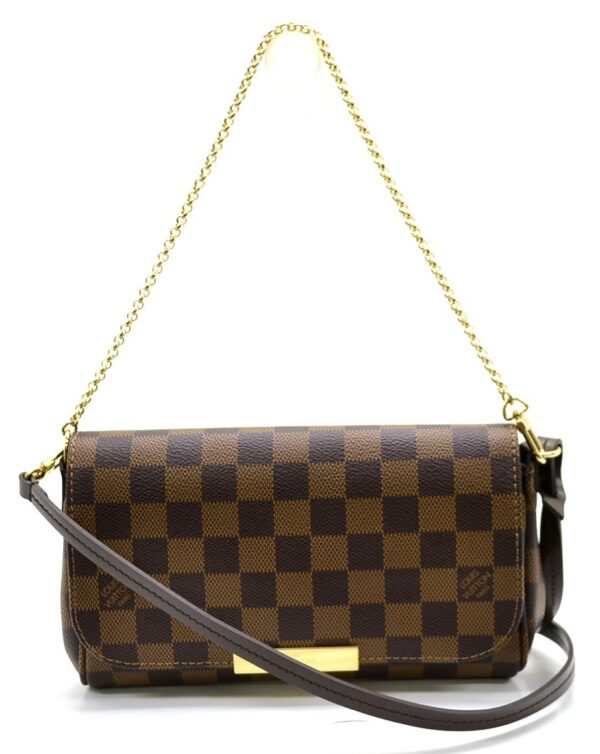 11521358 Louis Vuitton Favorite PM Pouch Damier Brown