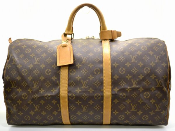 11521362 Louis Vuitton Keepall 55 Bag Monogram Brown