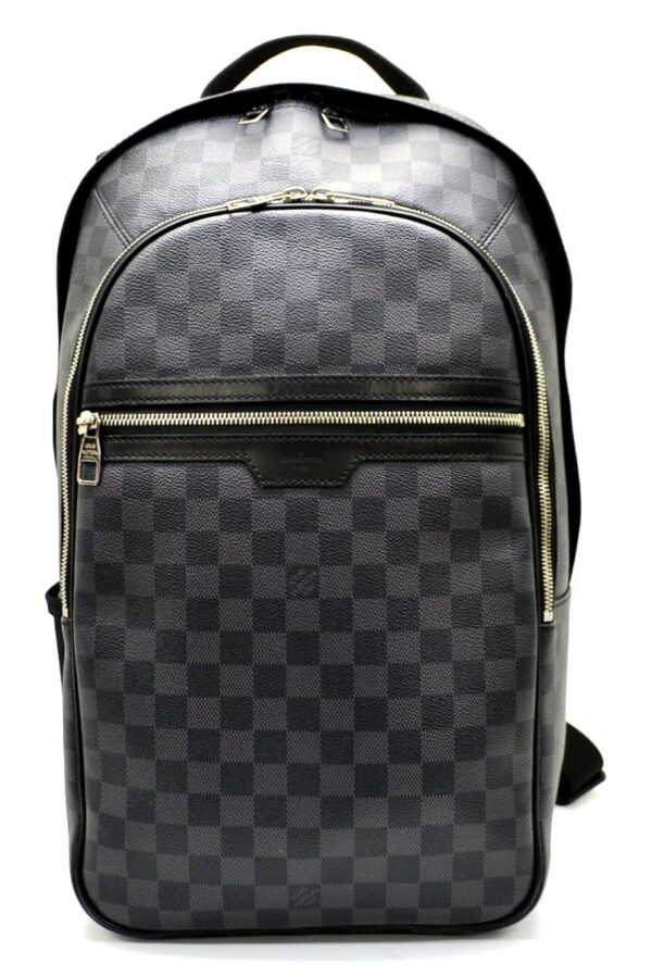 11521393 Louis Vuitton Michael Backpack Damier Graphite Black