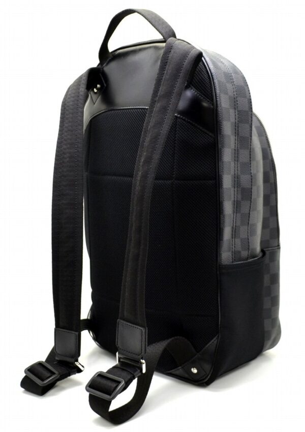 11521393 1 Louis Vuitton Michael Backpack Damier Graphite Black