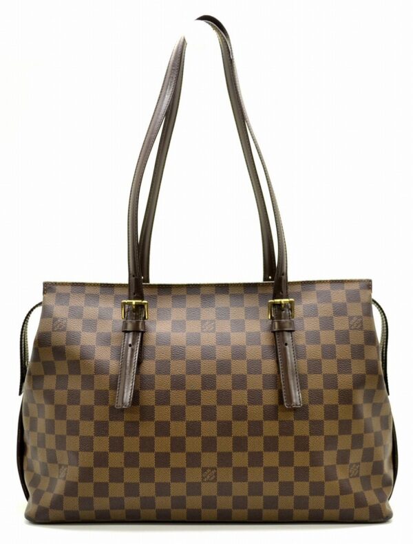 11521449 Louis Vuitton Chelsea Tote Bag Damier Brown