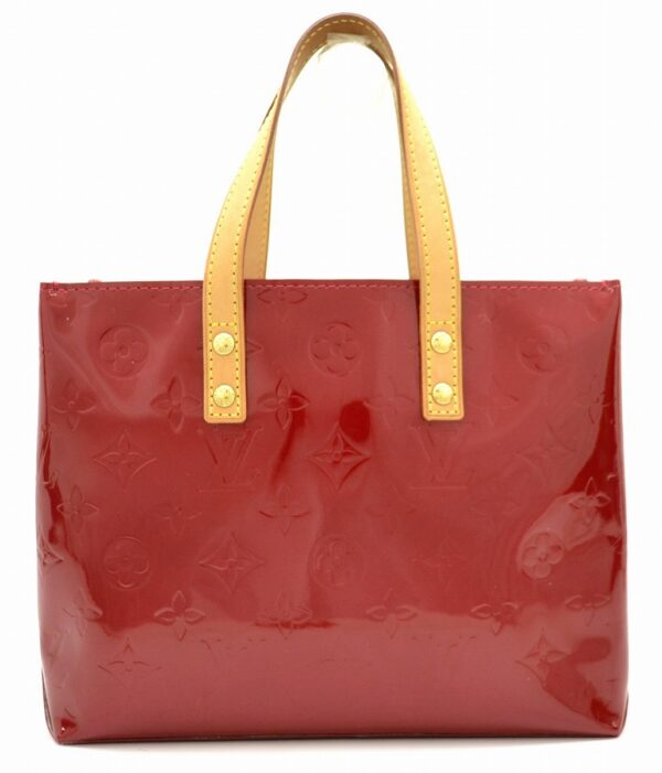 11521460 Louis Vuitton Reid PM Tote Bag Monogram Vernis Red