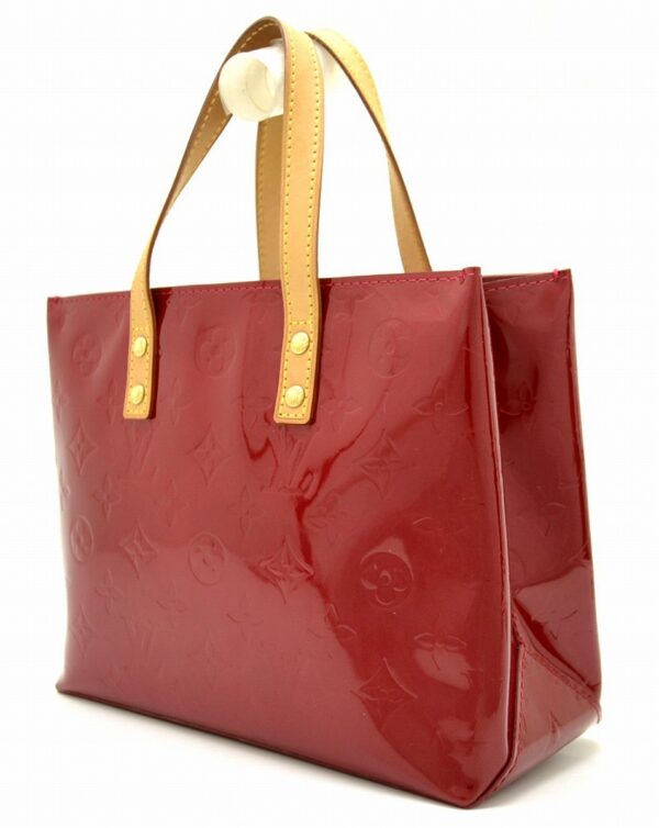 11521460 1 Louis Vuitton Reid PM Tote Bag Monogram Vernis Red