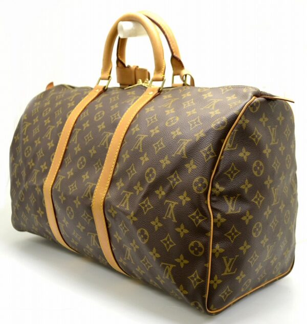 11521530 1 Louis Vuitton Keepall 50 Bag Monogram Brown