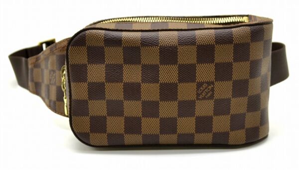 11530128 Louis Vuitton Jeronimos Waist Bag Damier Brown