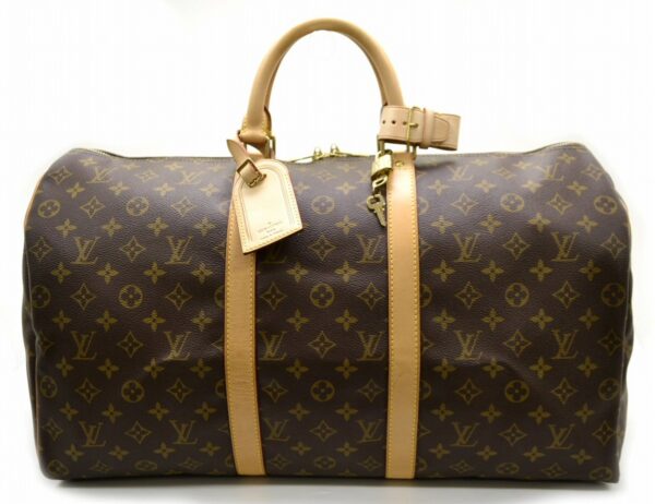 11530421 Louis Vuitton Keepall 50 Bag Monogram Brown