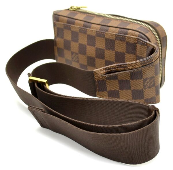 11530425 1 Louis Vuitton Jeronimos Waist Bag Damier Brown