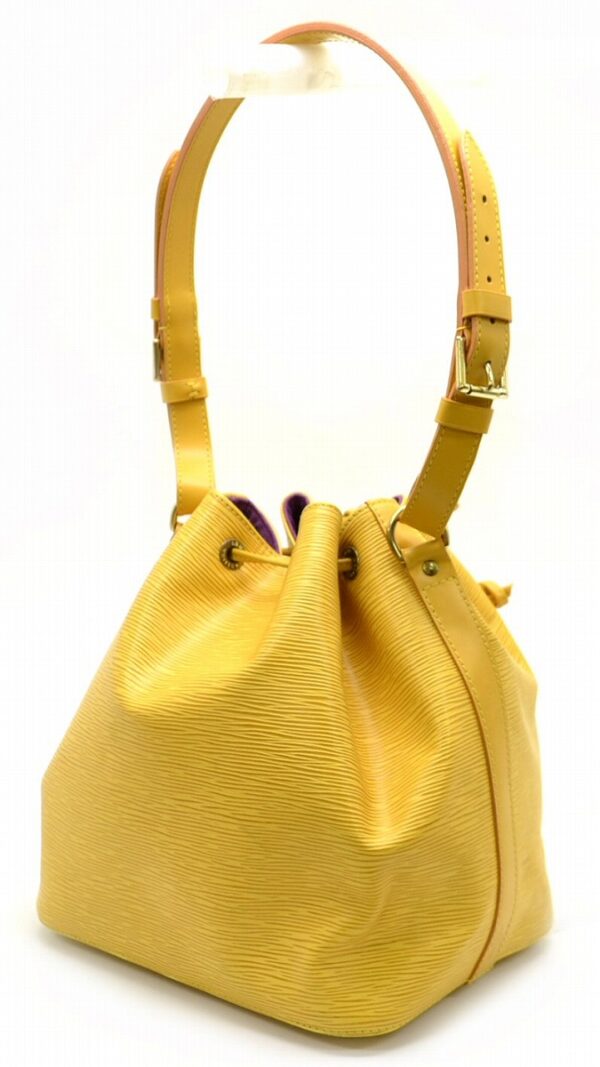 11530737 1 Louis Vuitton Petit Noe Shoulder Bag Epi Yellow