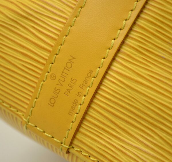 11530737 6 Louis Vuitton Petit Noe Shoulder Bag Epi Yellow