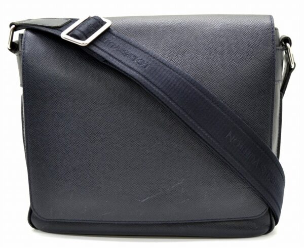 11531151 Louis Vuitton Miro Shoulder Bag Taiga Navy