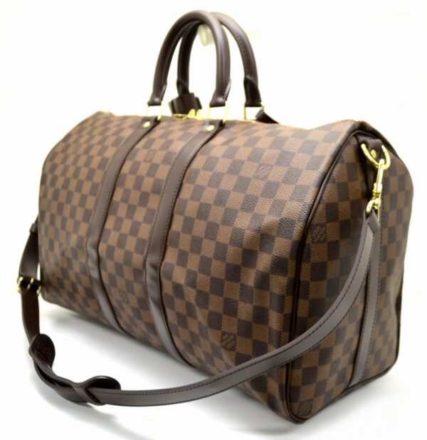 11531180 1 Louis Vuitton Keepall Bandouliere 45 Bag Damier Brown