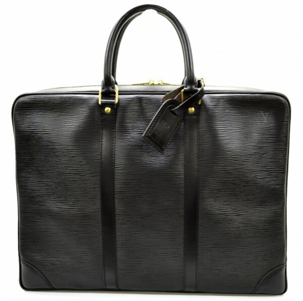 11531184 Louis Vuitton Porte Document Voyage Briefcase Epi Black