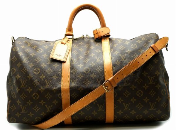 11531353 Louis Vuitton Keepall Bandouliere 50 Bag Monogram Brown