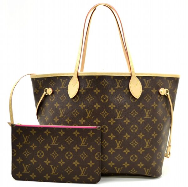 11531375 Louis Vuitton Neverfull MM Tote Bag Monogram Red