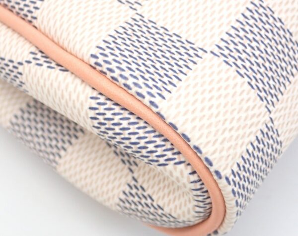 11531397 2 Louis Vuitton Eva Accessory Pouch Damier Azur White