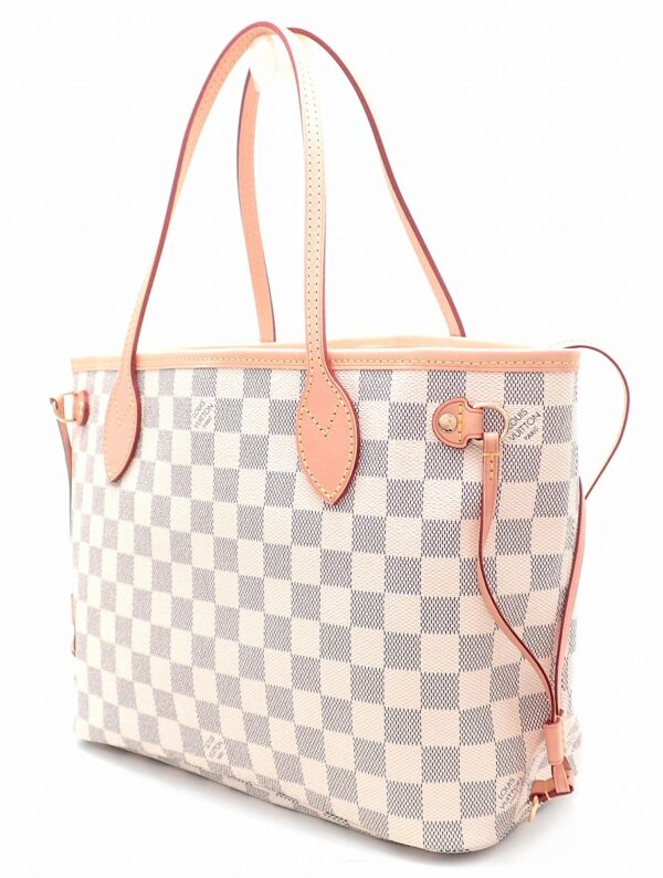 11531398 1 Louis Vuitton Neverfull PM Tote Bag Damier Azur White