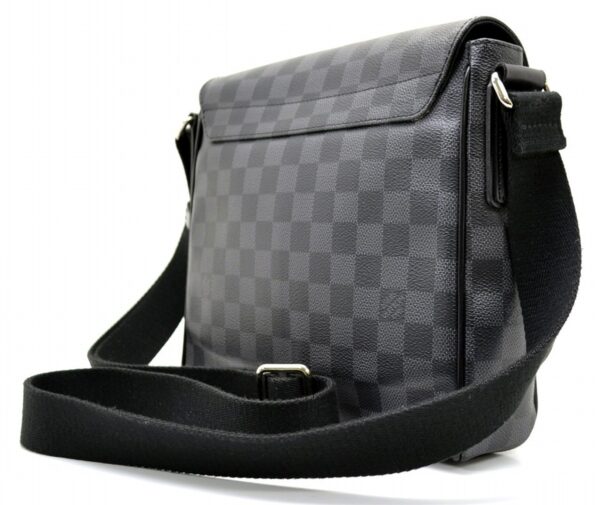 11531445 1 Louis Vuitton District PM Shoulder Bag Damier Graphite Black