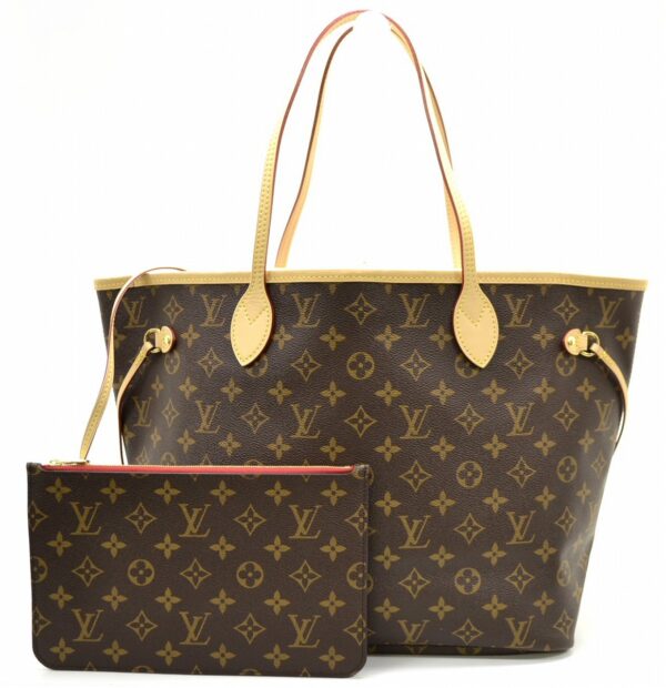 11531737 Louis Vuitton Neverfull MM Tote Bag Monogram Brown