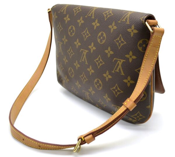 11540132 1 Louis Vuitton Musette Tango Shoulder Bag Monogram Brown