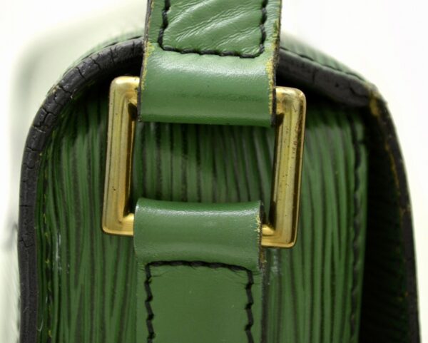 11540228 5 Louis Vuitton Saint Cloud Shoulder Bag Epi Green