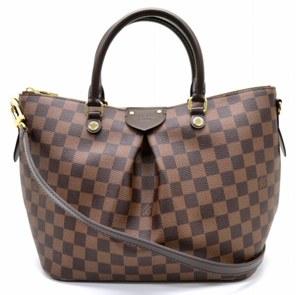 11540261 Louis Vuitton Sienna MM Tote Bag Damier Brown