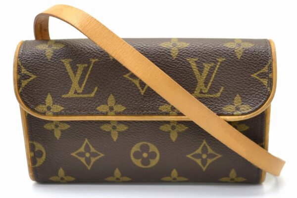 11540442 Louis Vuitton Pochette Florentine Waist Pouch Monogram Brown