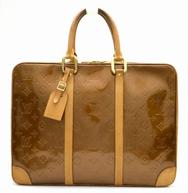 11540699 Louis Vuitton Van Damme Business Bag Vernis Bronze